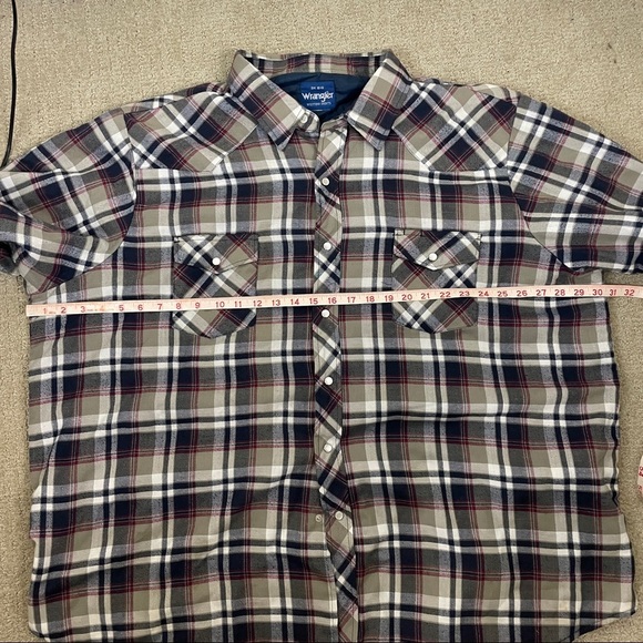 Wrangler Western Shirt Jacket Size 3X Big - Picture 6 of 8